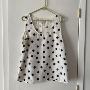 Loft polka dot camisole